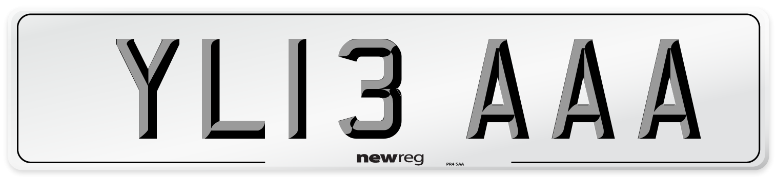 YL13 AAA Number Plate from New Reg